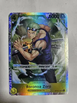 ONE PIECE Roronoa Zoro OP15-113 SR Adventure on Kami’s Island ENG - Image 1