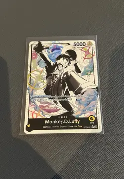 One Piece Card Game CCG TCG Monkey.D.Luffy ST29-001 Alt Art Leader Egghead - Image 1