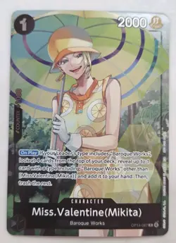 Miss.Valentine Mikita Dash Pack Promo OP14-087 One Piece TCG English - Image 1