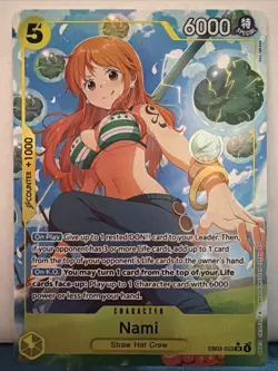 Nami (053) (Alternate Art) EB03-053 Extra Booster: One Piece Heroines Edition... - Image 1