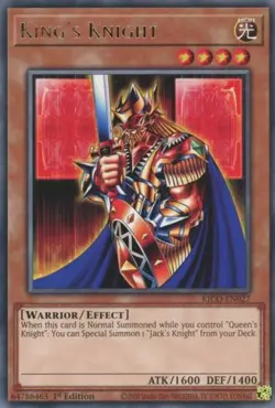 King's Knight - KICO-EN027 - Rare - 1st Edition - Lightly Played - Image 1