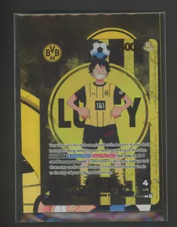 2025 ONE PIECE PROMOS BVB X ONE PIECE MATCH DAY 2025 #003 MONKEY D. LUFFY SEALED - Image 1