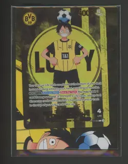 2025 ONE PIECE PROMOS BVB X ONE PIECE MATCH DAY 2025 #003 MONKEY D. LUFFY SEALED - Image 1