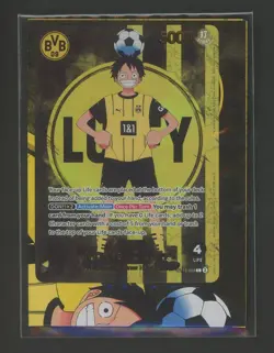 2025 ONE PIECE PROMOS BVB X ONE PIECE MATCH DAY 2025 #003 MONKEY D. LUFFY SEALED - Image 1