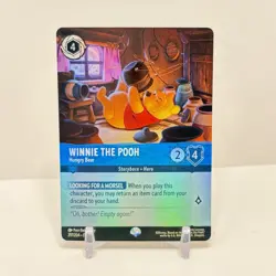 Disney Lorcana Winterspell Winnie The Pooh Hungry Bear Epic Foil 217/204 NM - Image 1