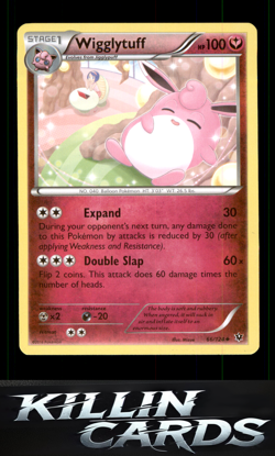 Wigglytuff 66/124 Pokemon Uncommon XY - Fates Collide Card NM - Image 1