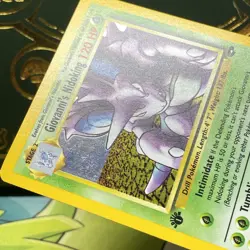 Pokemon Giovanni's Nidoking Gym Challenge Holo Card 7/132 1st Edition Rare LP + - Image 5