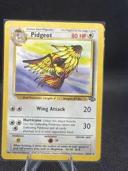 Pokemon TCG Pidgeot Jungle Card 24/64 Unlimited Non-Holo Rare Lp - Image 1