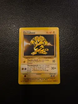 2000 Pokemon TCG Electabuzz 20/102 Base Set Non Holo Rare Card Vintage WOTC LP+ - Image 1