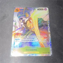 One Piece Borsalino EB04-058 Foil Blocker Card Egghead Navy 5 Cost 6000 Power - Image 1