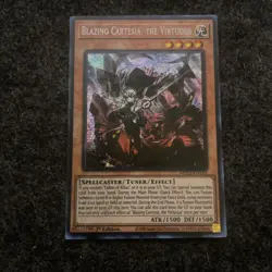 YUGIOH: Blazing Cartesia, the Virtuous MP23-EN162 Prismatic Rare NM 1st - Image 1