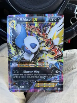 Pokemon M Absol EX Promo Jumbo Holo Card XY63 210 HP Disaster Wing 2015 English - Image 1
