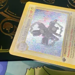 Lt. Surge's Magneton Holo SWIRL 1st Edition Gym Heroes 8/132 Pokemon Card LP + - Image 5