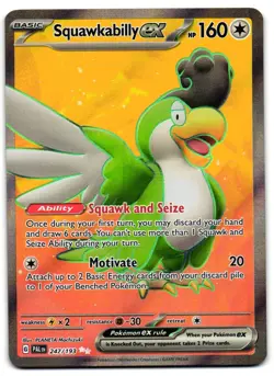 Squawkabilly ex 247/193 - Paldea Evolved Ultra Rare Pokemon TCG - NM Card - Image 1