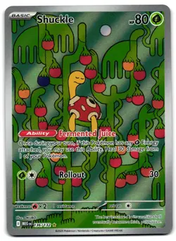 Shuckle 136/132 - Mega Evolution Illustration Rare Pokemon TCG - NM Card - Image 1