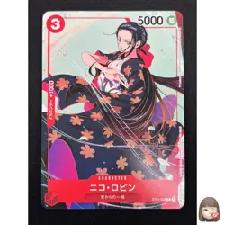 [NM] Nico Robin ONE PIECE Japanese ST01-008 Parallel Promotion Card Set3 21M24 - Image 1