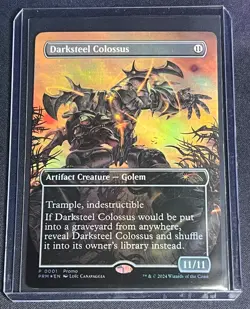 MTG Darksteel Colossus 0001 FOIL Unique Promos UMP Magic the Gathering Card - Image 1