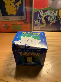 1999 Burger King Pokemon Togepi 23K Gold Plated Trading Card Sealed In Box - Image 1