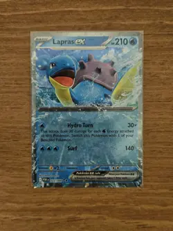 Lapras Ex 22/88 Double Rare Holo Card - Pokemon Perfect Order Near Mint - Image 1