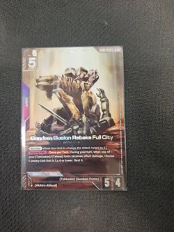 Gundam Gusion Rebake Full City Alternate Art Foil - GD03-053 R+ - TCG Card Game - Image 1