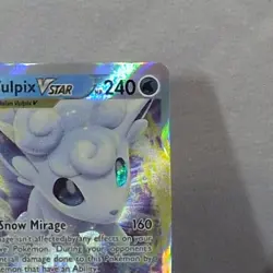 Pokemon TCG Alolan Vulpix VSTAR & V Holo Card Lot English - 2 Cards - Image 3