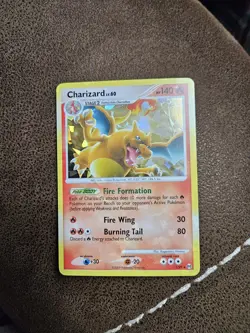 Charizard 1/99 Platinum Arceus Cracked Ice Holo Rare Pokemon Card Near Mint NM - Image 1