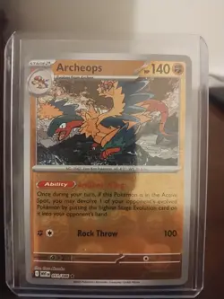 Archeops Master Ball Pattern Holo Card 051/086 Sv: White Flare - Image 1