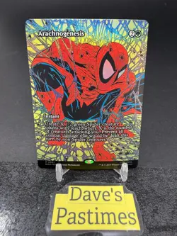 Arachnogenesis (Borderless) Marvel Universe Eternal-Legal Foil MTG Pack Fresh - Image 1