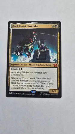 Dark Leo & Shredder TMNT Magic the Gathering - Image 1