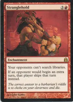 MTG: Commander: Stranglehold: Lightly Played Condition - Image 1