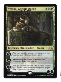 FOIL 1x Vraska, Golgari Queen - Guilds of Ravnica Magic the Gathering MTG NM - Image 1