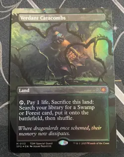 Verdant Catacombs (Borderless) - Special Guests Foil - Image 1