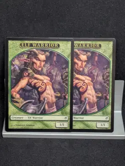 Elf Warrior Token X2 LP Lorwyn MTG - Image 1
