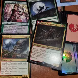 Custom Commander MTG Deck Magic = ***WEREWOLF & Wolves*** Tribal Twilight Fights - Image 1