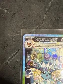 Pokemon: Prismatic Evolutions Vaporeon ex 149/131 Special Illustration Rare - Image 5