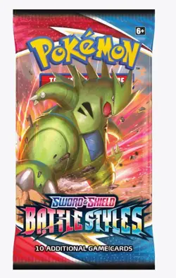 Pokemon Sword And Shield Battle Styles 10 Card Pack-New-Sealed - Image 1