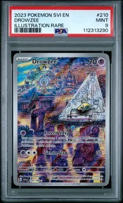 2023 Pokemon Scarlet & Violet Drowzee 210/198 - PSA 9 - Mint - Image 1