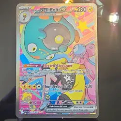 Pokemon Iono's Bellibolt ex Full Art Holo EX ASC 279/217 280 HP - Image 1