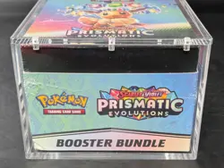 Pokemon SV8.5 Prismatic Evolutions Sealed Booster Bundle Display W/Acrylic Case - Image 5