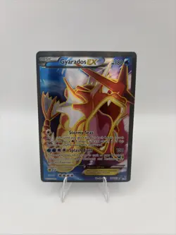 Pokemon Gyarados EX TCG Full Art Holo Ultra Rare Card 114/122 MP - Image 1