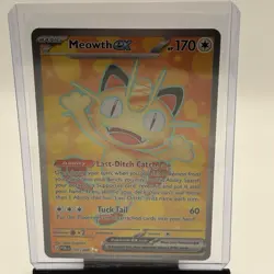 Meowth Ex 107/088 Pokemon TCG: Perfect Order Full Art Ultra Rare NM/M - Image 1