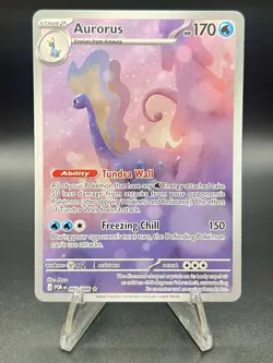 Pokemon TCG Aurorus 092/088 Full Art Illustration Rare Holo Perfect Order - Image 1