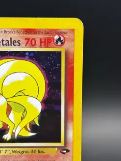 2000 Brock's Ninetales Gym Challenge 3/132 Unlimited Holo Rare Pokemon - Image 5
