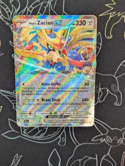 Hop's Zacian ex - 111/159 - Pokemon Journey Together Double Rare NM - Image 1