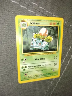 Ivysaur 30/102 Uncommon Base Set Unlimited Pokemon Lightly Played - Image 1