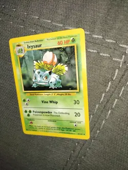 Ivysaur 30/102 Uncommon Base Set Unlimited Pokemon Lightly Played - Image 2