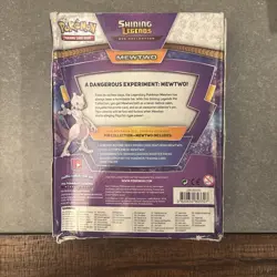 Pokemon Shining Legend Mewtwo Pin Collection Box Sealed - Image 2