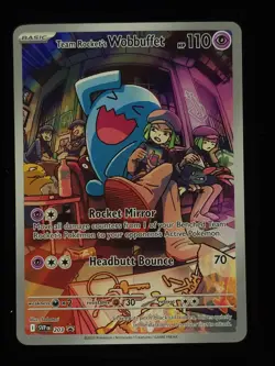 Rocket's Wobbuffet 203 Pokemon Scarlet & Violet 🔥 - Image 1