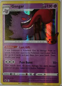 ✨ Gengar Mewtwo Holo Bleed Error Lot Of 4 Rare Pokemon TCG ✨ Trick Or Trade - Image 3