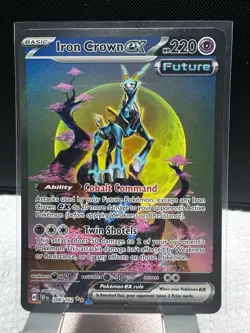 Iron Crown Ex Pokemon 206/162 Near Mint Temporal Forces - Image 1